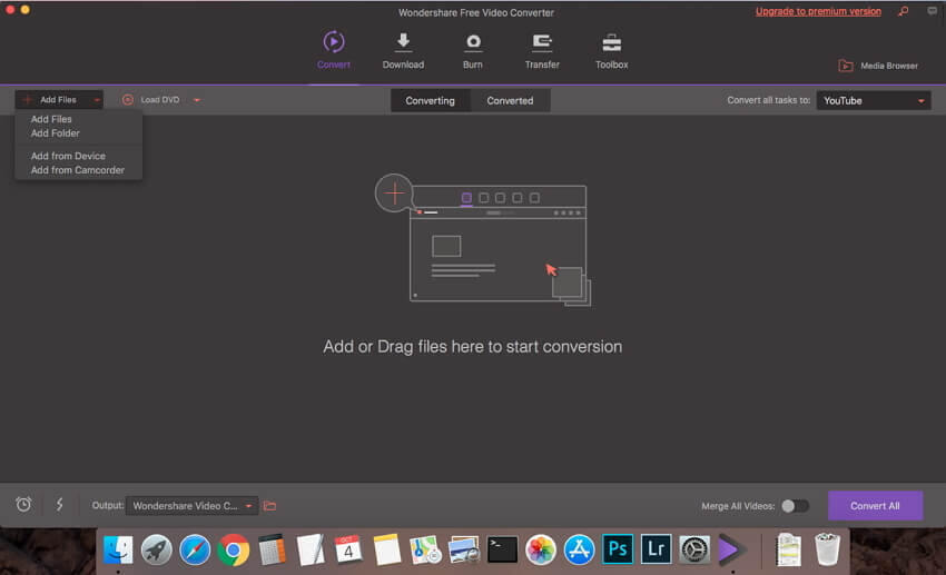 Wondershare video converter ultimate mac